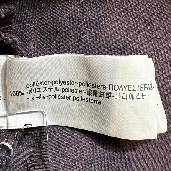 Zara Satin Effect Midi Skirt Slit with Lace Leggings Lining Gray S Whimsigoth - Picture 16 of 16